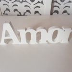 Locação de Letreiro Amor Branco de Mesa em Provençal