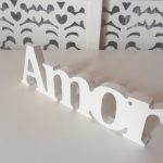 Locação de Letreiro Amor Branco de Mesa em Provençal