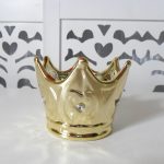 Locação de Coroa de Porcelana Dourada