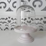 Locação de Cúpula Rosa Porta Doces Porta Cupcakes ou Baleiro