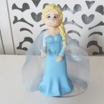 Locação de Topo de Bolo da Elsa Frozen em Biscuit