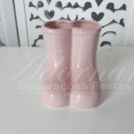 Locação de Botas de Porcelana Rosa