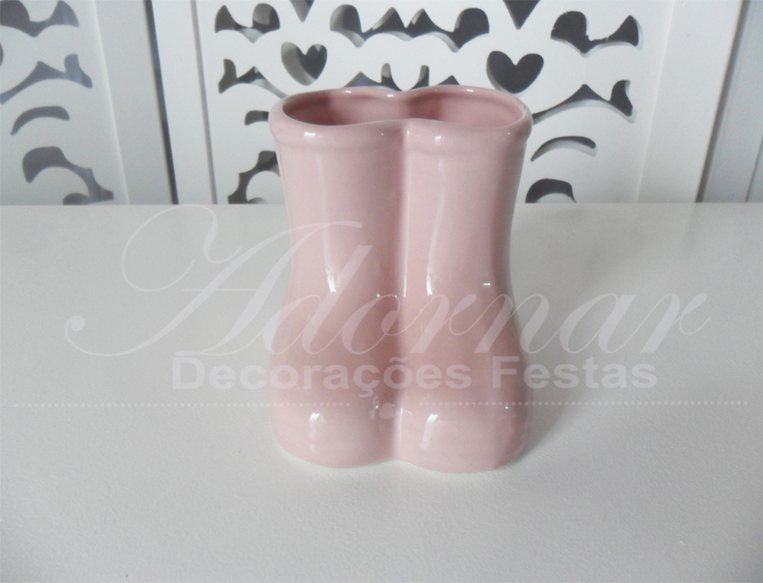 Locação de Botas de Porcelana Rosa