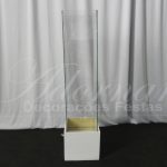 Locação de Coluna de Vidro Com Caixa de Luz