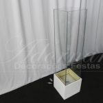 Locação de Coluna de Vidro Com Caixa de Luz