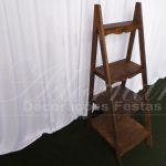 Aluguel de Armário Estante Escada Prateleira em Rústico Para Lembrancinhas