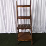 Aluguel de Armário Estante Escada Prateleira em Rústico Para Lembrancinhas