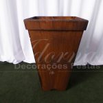 vaso cachepô de chão grande rústico