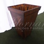 vaso cachepô de chão grande rústico