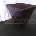 Aluguel de Vaso Cachepô de Chão Pequeno Rústico