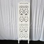 Aluguel de Biombo Arabesco Branco em Provençal