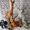 aluguel kit personagens safari para decoração de festa infantil