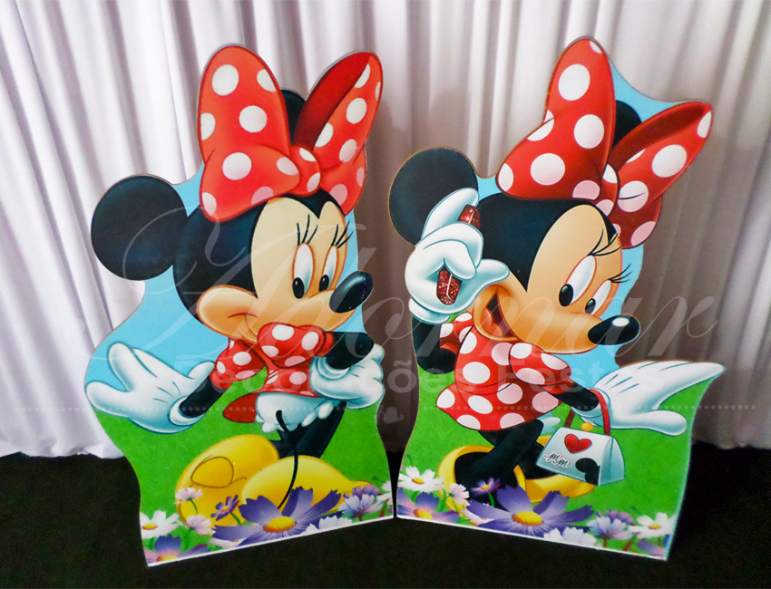 Locação de Cenário Kit Display de Chão da Minnie Vermelha