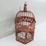 Locação de Gaiola Decorativa Grande Redonda em Bronze