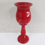 Locação de Vaso em Vermelho Para Arranjo de Flores