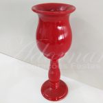 Locação de Vaso em Vermelho Para Arranjo de Flores