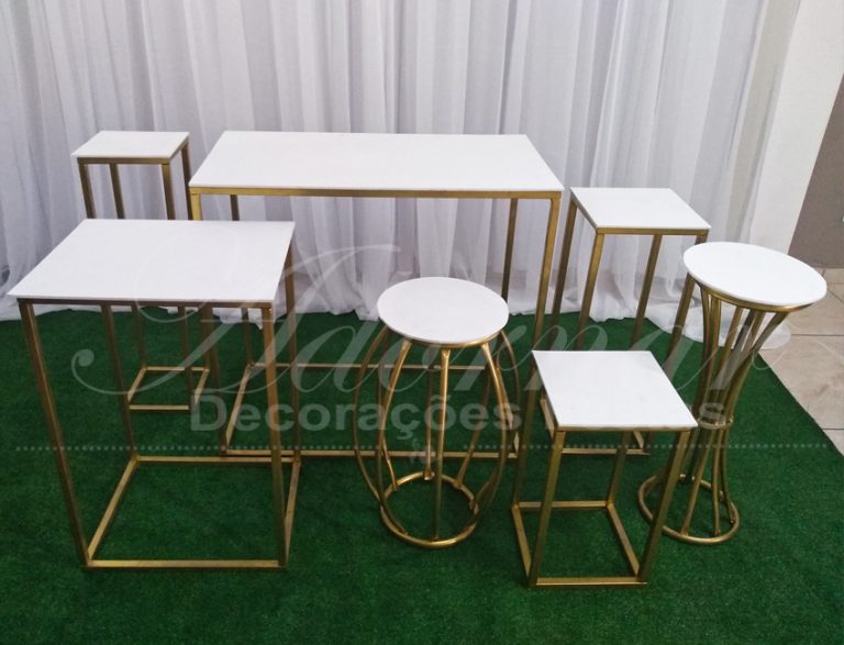 Aluguel de Kit de Mesa Mini Table Para Decoração de Festa