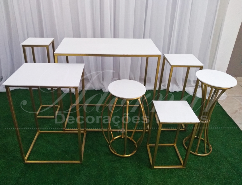 Aluguel Kit de Mesa Mini Table Para Decoração de Festa 1