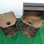 Locação Trio de Caixote Rústico Para Lembrancinhas