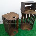 Locação Trio de Caixote Rústico Para Lembrancinhas