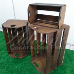 Locação Trio de Caixote Rústico Para Lembrancinhas