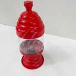 Locação de Baleiro Porta Doces Vermelho Pequeno