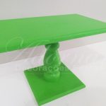 Locação de Bandeja Suporte Retangular em Verde Para Doces