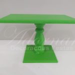 Locação de Bandeja Suporte Retangular em Verde Para Doces