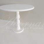 Locação de Boleira Porta Doces Grande Redonda em Branco