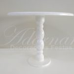 Locação de Boleira Porta Doces Grande Redonda em Branco