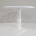 Locação de Boleira Porta Doces Média Redonda em Branco