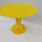 Locação de Boleira Porta Doces Grande em Amarelo de Plástico