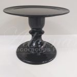 Locação de Boleira Porta Doces Pequeno em Preto de Plástico