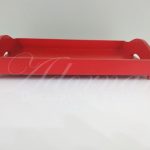 Locação de Bandeja Alça Retangular em Vermelho