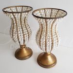 Locação Par de Vaso Perolado Pequeno