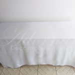 Locação de Toalha Pranchão Branca Para Mesas de Comidas e Bebidas