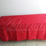 Locação de Toalha Pranchão Vermelha Jacquard