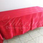 Locação de Toalha Pranchão Vermelha Jacquard