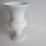 Locação Vaso de Vidro Itália Branco Grande