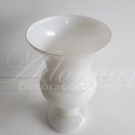 Locação Vaso de Vidro Itália Branco Grande