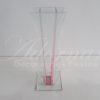 Locação Vaso Solitário Taça Transparente de Vidro
