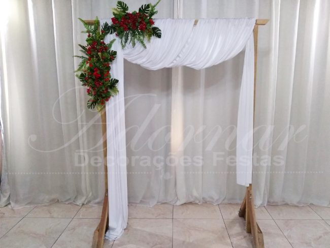 Painel de Gazebo Vm e Br Flores