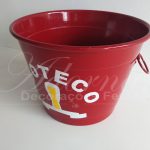 Locação Balde Boteco Vermelho Grande