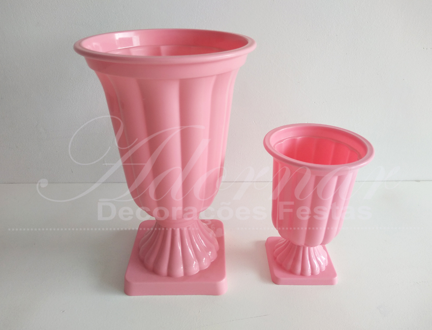 Locação Jogo de Vaso Grego Taça Romana Rosa