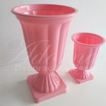 Locação Jogo de Vaso Grego Taça Romana Rosa