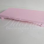 Locação de Bandeja Banquinho Retangular em Rosa Para Doces