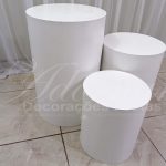 Aluguel Trio de Mesas Cilindros