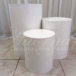 Aluguel Trio de Mesas Cilindros