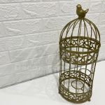 Locação de Gaiola Decorativa Grande Redonda em Dourado