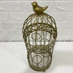 Locação de Gaiola Decorativa Grande Redonda em Dourado